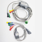 4 Leads 6 Leads TPU ECG Cables And Leadwires For Patient Monitor
