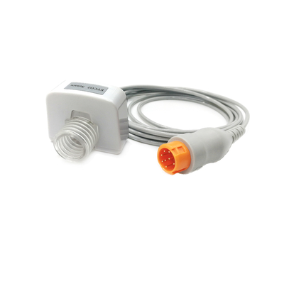 2.4m Length Mindray ETCO2 Sensor PVC OEM For 6800-30-50760