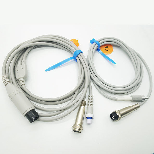 CE Metallic 4 Pin TPU Spacelabs Cardiac Output Cable