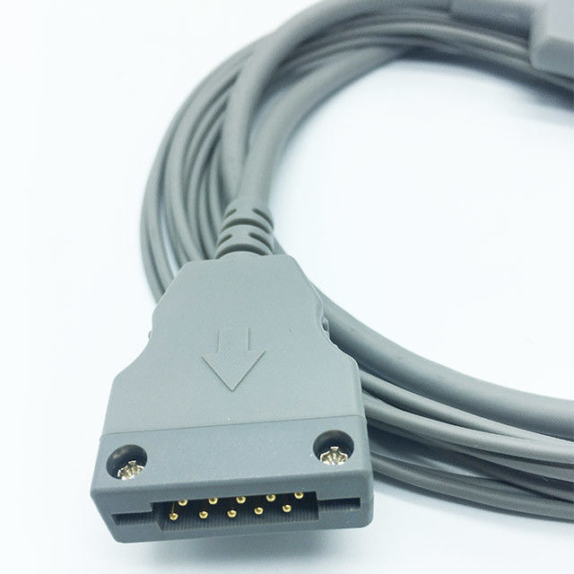 Reusable Beneware Snap Holter ECG Cable For Portable Monitor